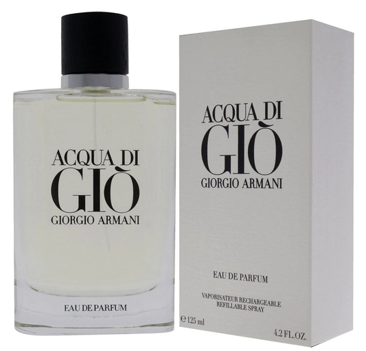 Giorgio Armani Acqua Di Giò Eau de Parfum Refillable Spray for Men 125ml / 4.2 fl oz