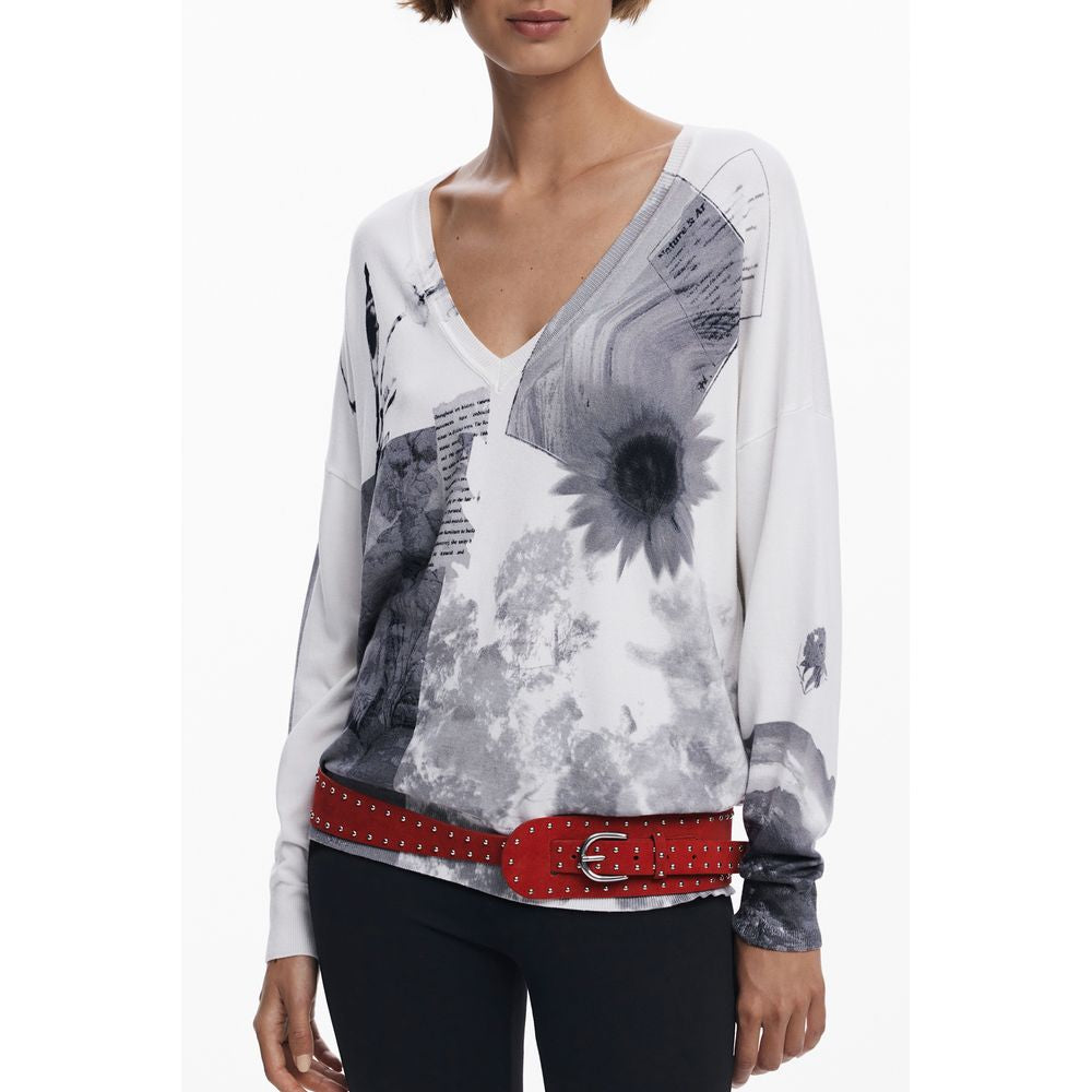 White Viscosa Women's Jersey