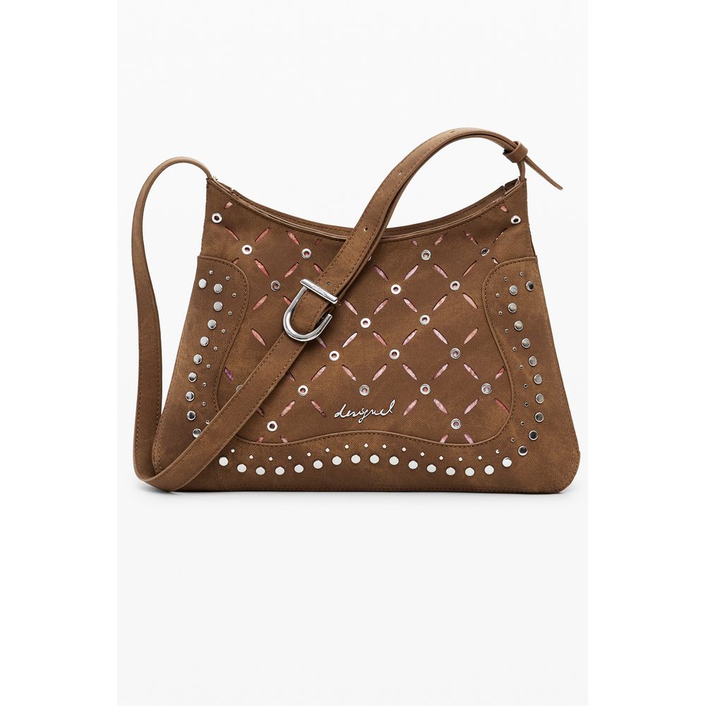 Marrone Poliuretano Women Backpack