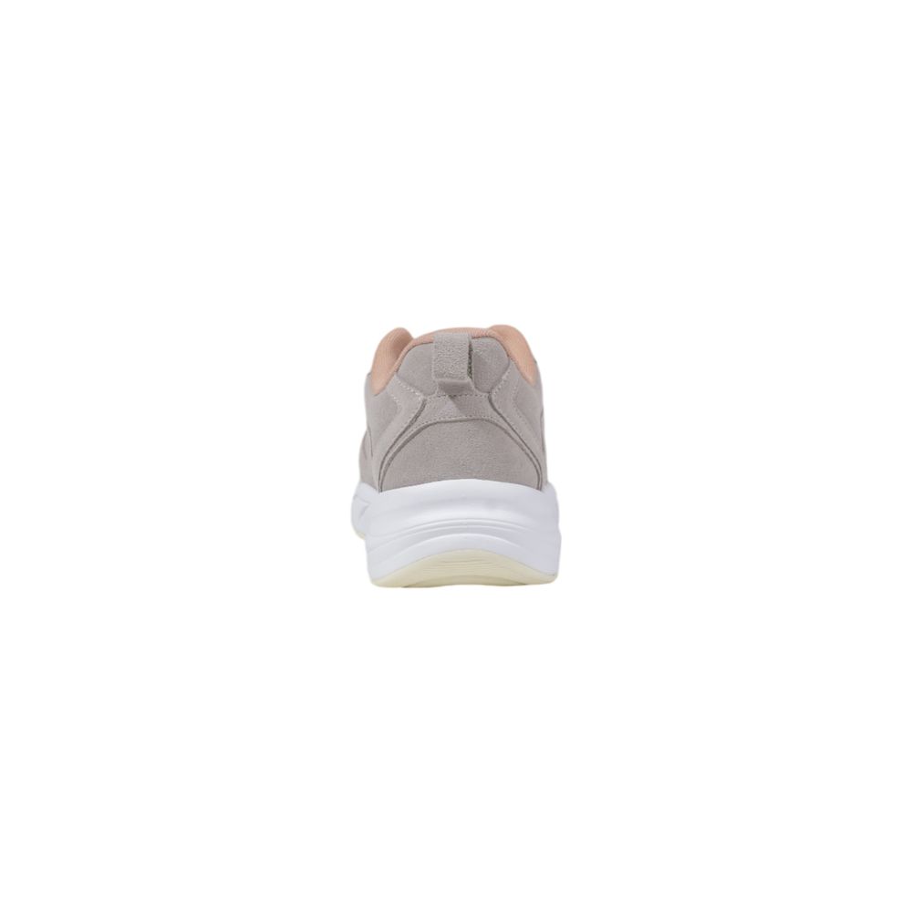 Gray Artificial Leather Athletic Sneakers