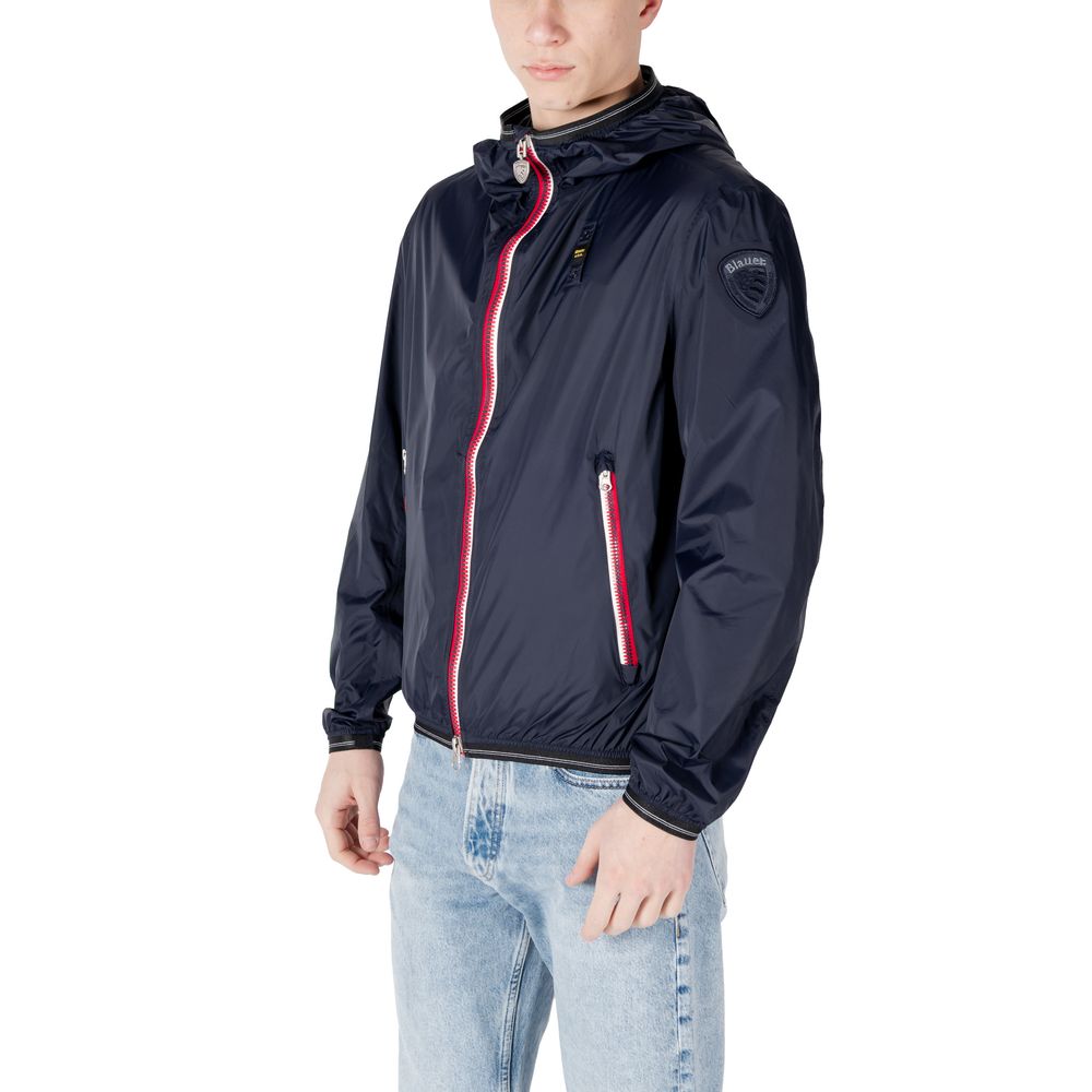 Blue Polyamide Shell Jacket