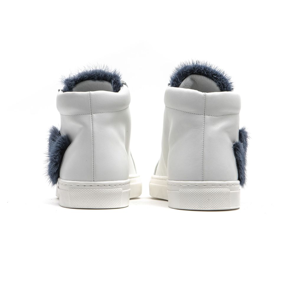 White Leather Women's Sneaker