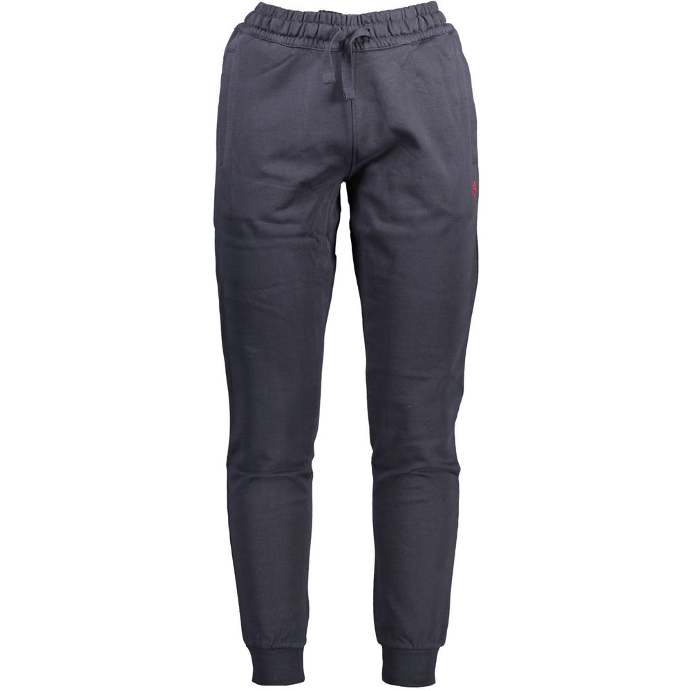 Blue Cotton Men's Trouser