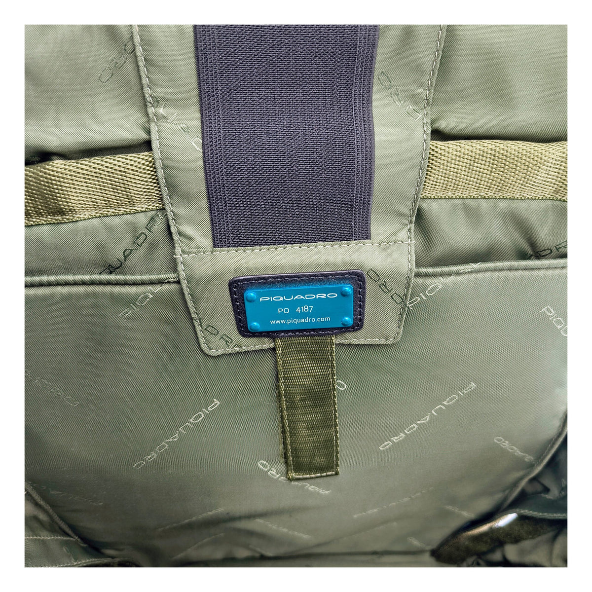 Gray Fabric Backpack