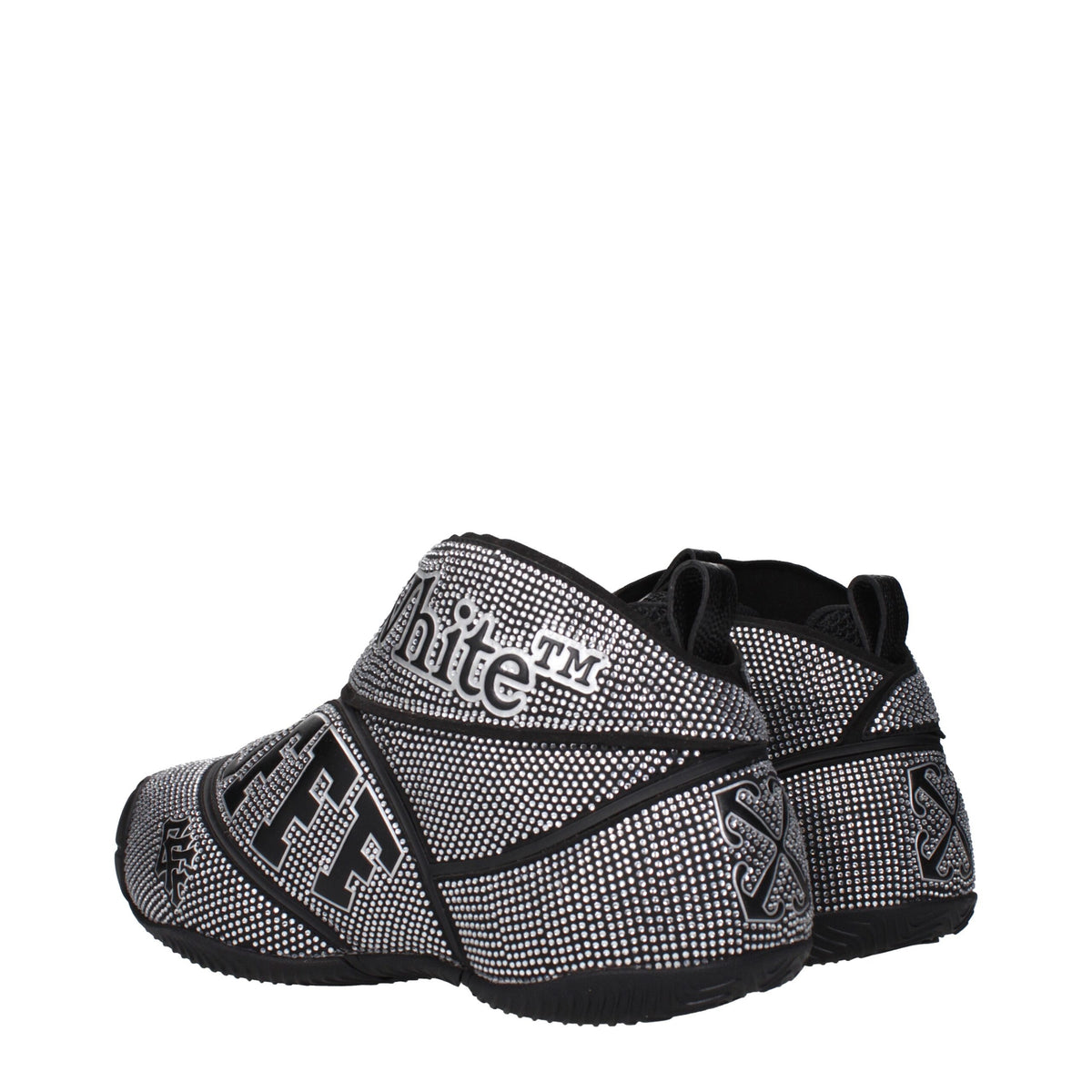 Black Cotton Sneakers