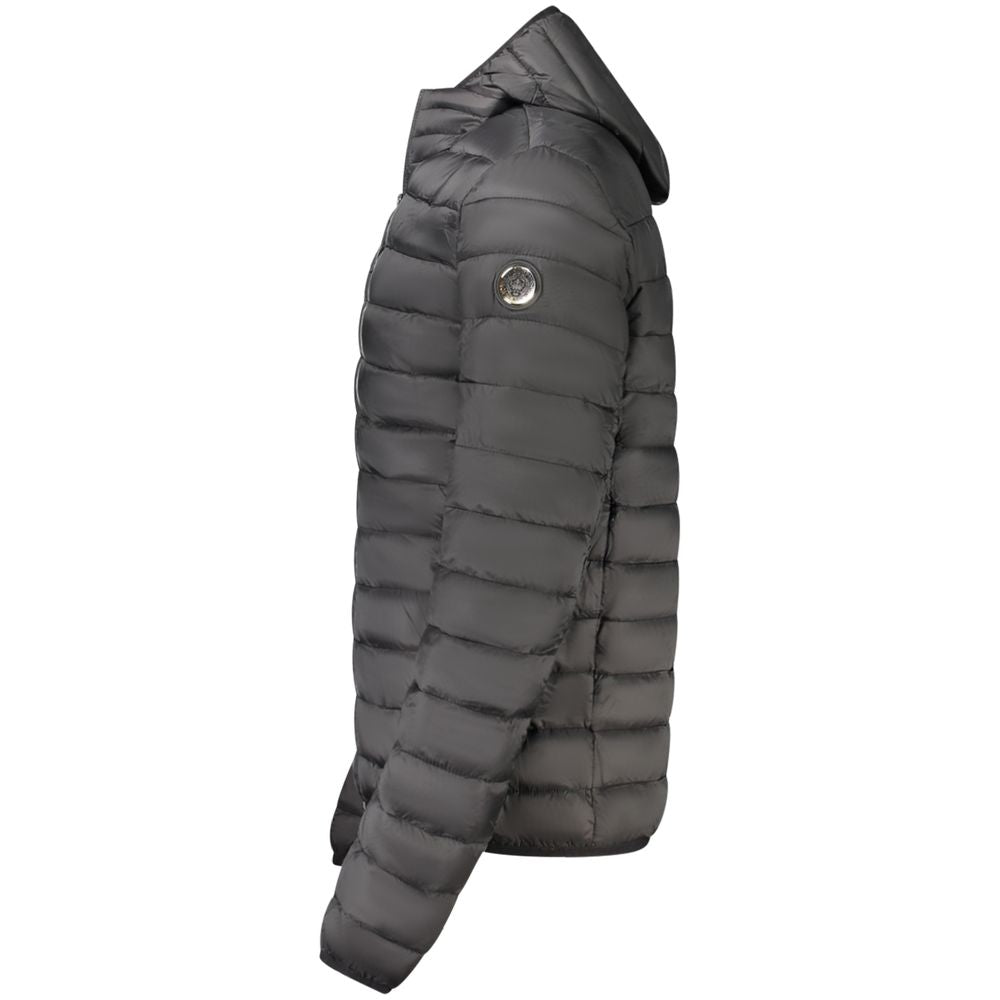 Black Polyester Light Jacket