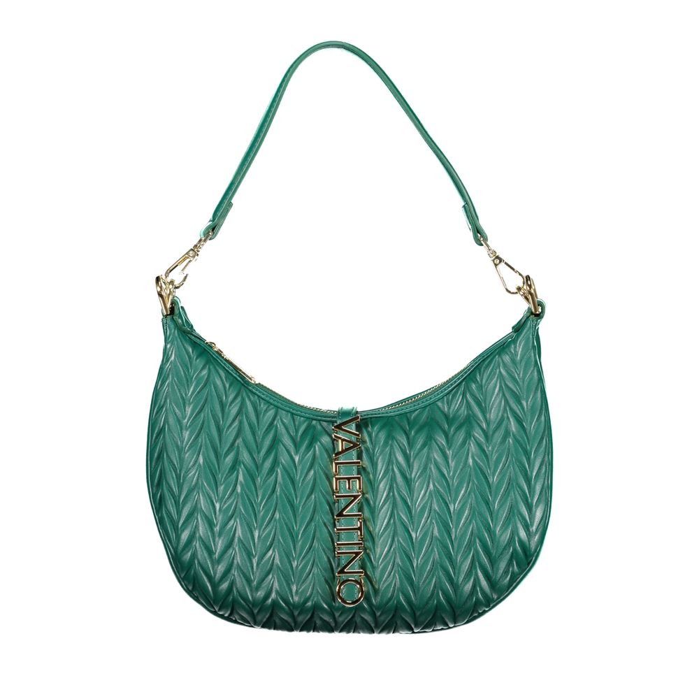 Green Polyurethane Women's Bag