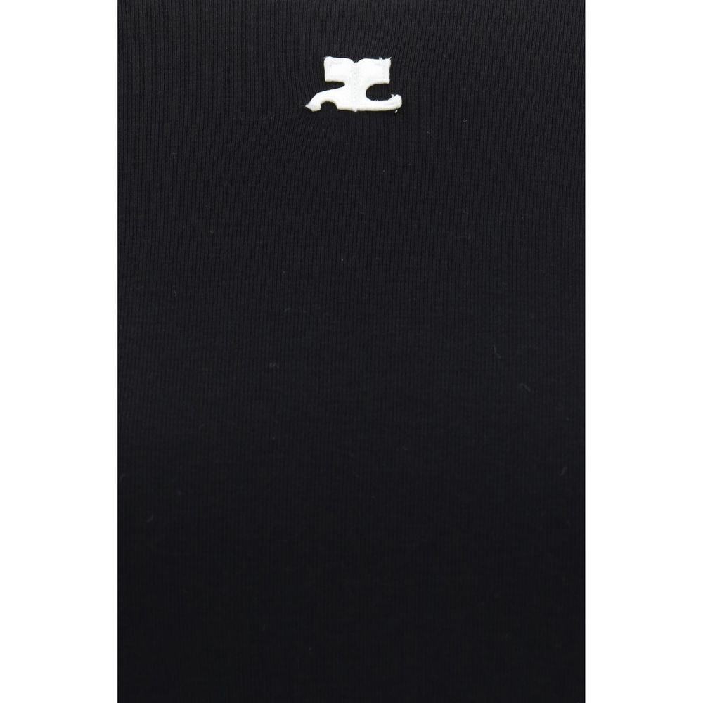 Black Cotton T-Shirt