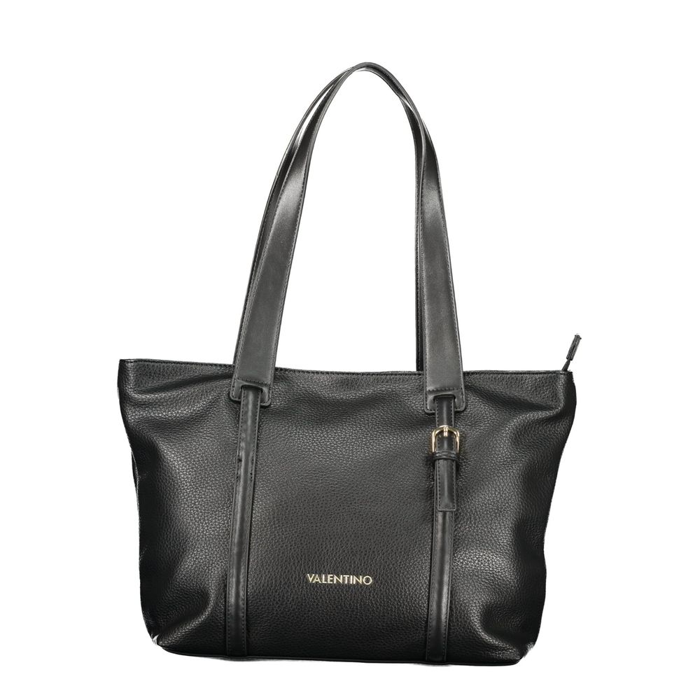 Black Polyurethane Women's Bag for Sophisticated Accessorizing