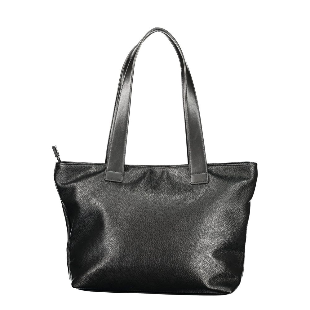 Black Polyurethane Women's Bag for Sophisticated Accessorizing