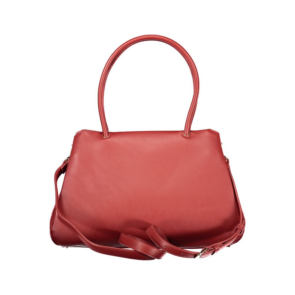 Brown Polyurethane Women's Bag