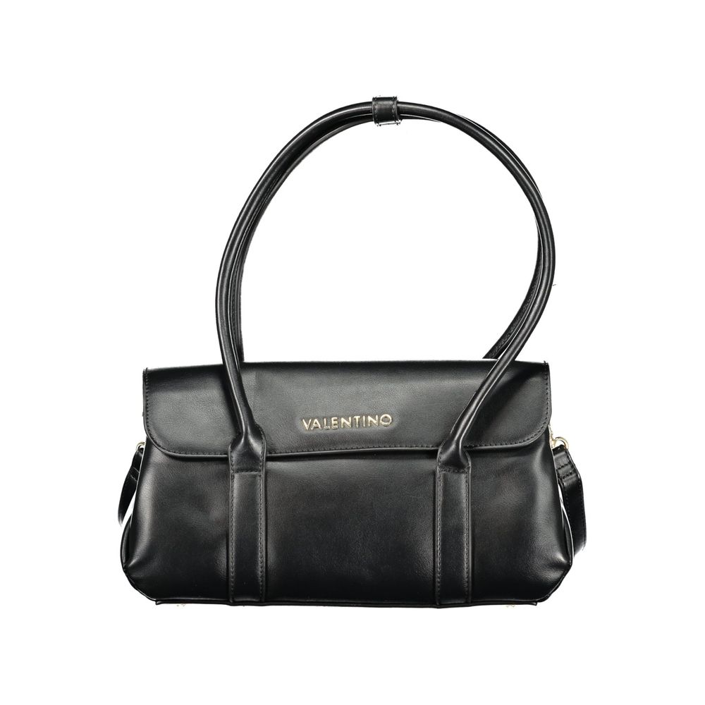 Black Polyurethane Women's Bag