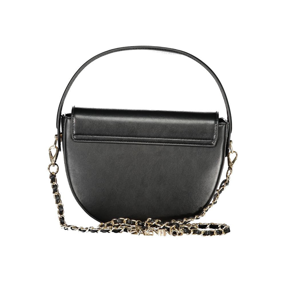 Black Polyurethane Women's Bag