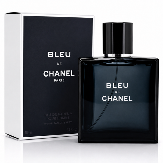 Bleu De Chanel Eau De Parfum Spray for Men | Long-Lasting Luxury Fragrance