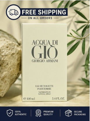 Acqua Di Giò Giorgio Armani Eau De Toilette for Men 100ml (3.4 FL.OZ.)